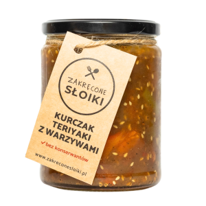 Kurczak z warzywami w sosie teriyaki